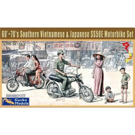 60’~70's Southern Vietnamese & Japanese SS50E Motorbike Set