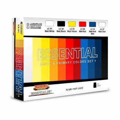 Essential Basic & Primary Colors Set 1