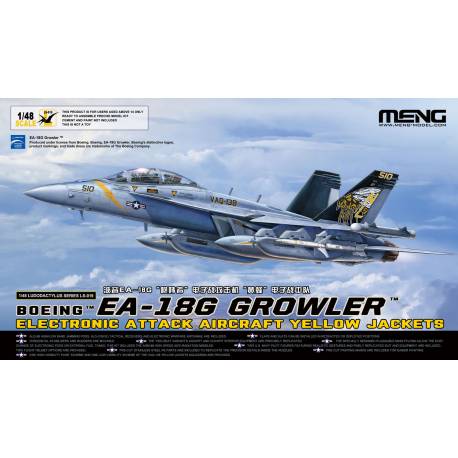 Boeing EA-18G Growler Electronic Attack Aircraft Yellow Jackets