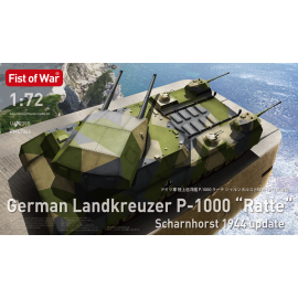 German Landkreuzer P-1000 "Ratte" Scharnhorst 1944 update