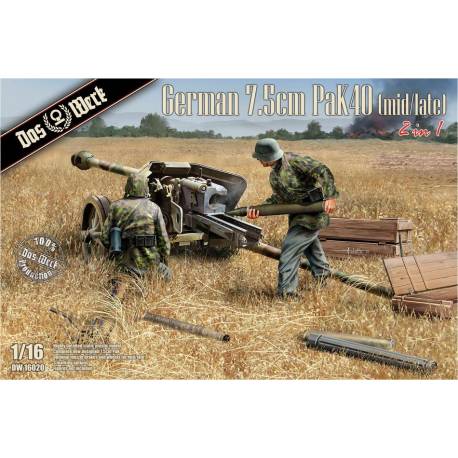 German 7,5cm Pak 40 (mid/late) 2 in 1