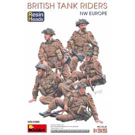British Tank Riders (NW Europe) Resin Heads