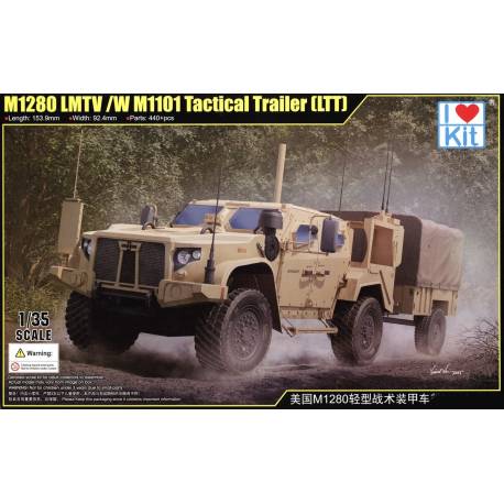 M1280 LMTV With M1101 Tactical Trailer (LTT)