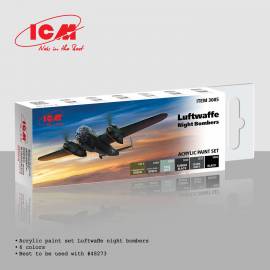 Acrylic paint set for Luftwaffe night bombers