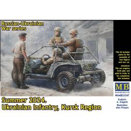 Russian-Ukrainian War series. Summer 2024. Ukrainian Infantry. Kursk Region