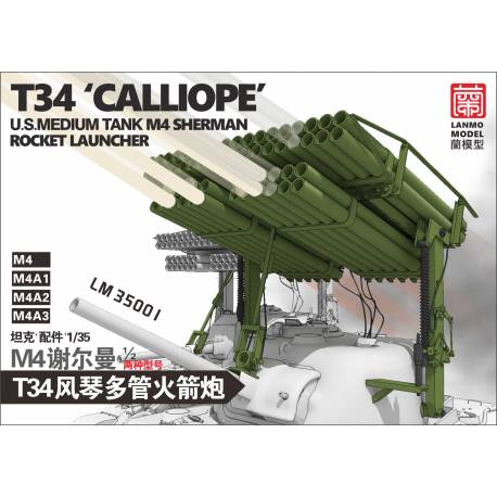 T34 Calliope US Medium Tank M4 Sherman Rocket Launcher
