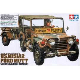 U.S. M151A2 Ford Mutt with M416 Cargo Trailer 
