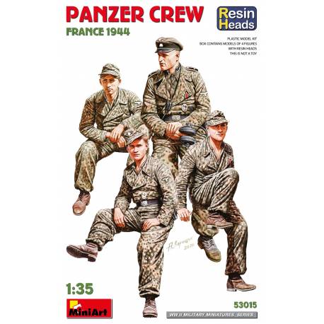 PANZER CREW FRANCE 1944 RESIN HEADS
