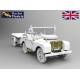 Korean War British FV18001 Mk.1 80in 4x4 Utility Vehicle (Early Production) avec remorque Bantam 10-cwt