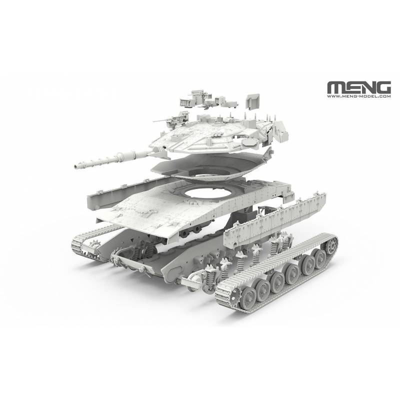 Modell Char Israeli Hauptkampfpanzer Merkava Mk.4m Mit Trophy Aktiver Schutz - Bild 6 von 7