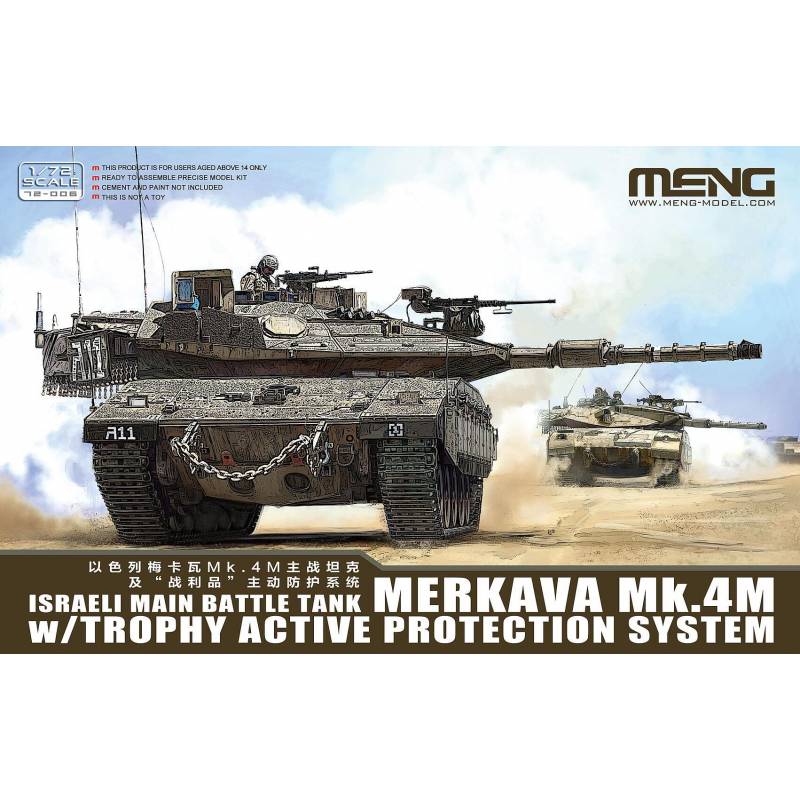 Modell Char Israeli Hauptkampfpanzer Merkava Mk.4m Mit Trophy Aktiver Schutz - Bild 1 von 7