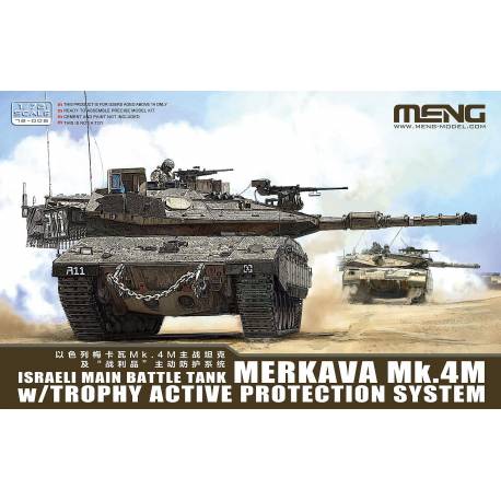 Israeli Main Battle Tank Merkava Mk.4M w/ Trophy Active Protection System