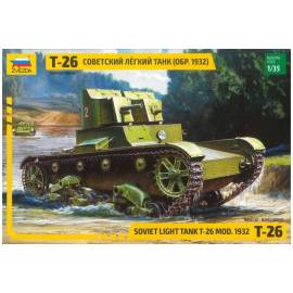 Soviet light tank T-26 mod. 1932