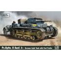 Pz. II Ausf. b German Light Tank with fuel trailer