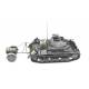 Pz. II Ausf. b German Light Tank with fuel trailer