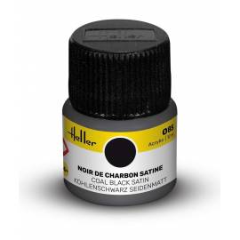 noir de charbon satiné