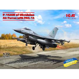 F-16AM of Ukrainian Air Forces with PAG-14