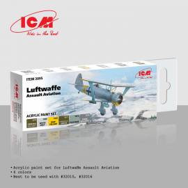 Acrylic paint set for Luftwaffe Assault Aviation