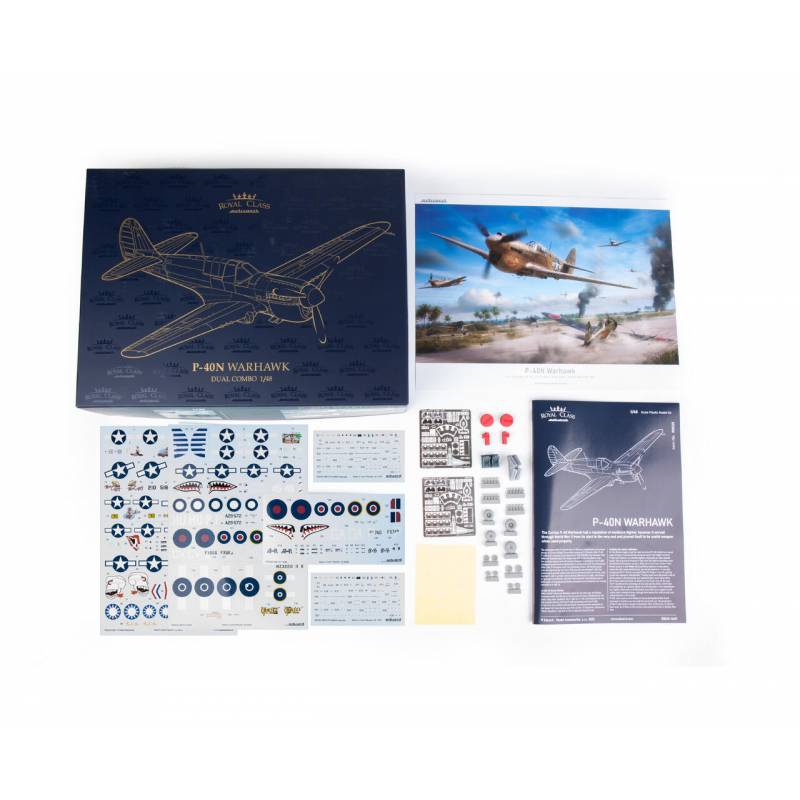 Maquette Avion P-40n Warhawk Royal Class Dual Combo |eduard|r0025| 1:48 Maquette - Imagen 15 de 24