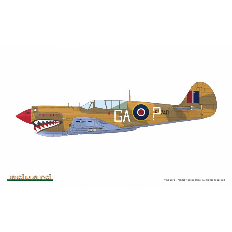 Maquette Avion P-40n Warhawk Royal Class Dual Combo |eduard|r0025| 1:48 Maquette - Imagen 16 de 24