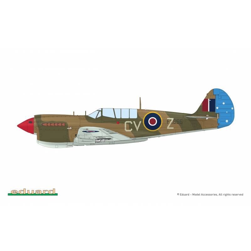 Maquette Avion P-40n Warhawk Royal Class Dual Combo |eduard|r0025| 1:48 Maquette - Imagen 18 de 24