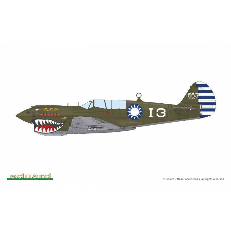 Maquette Avion P-40n Warhawk Royal Class Dual Combo |eduard|r0025| 1:48 Maquette - Imagen 22 de 24