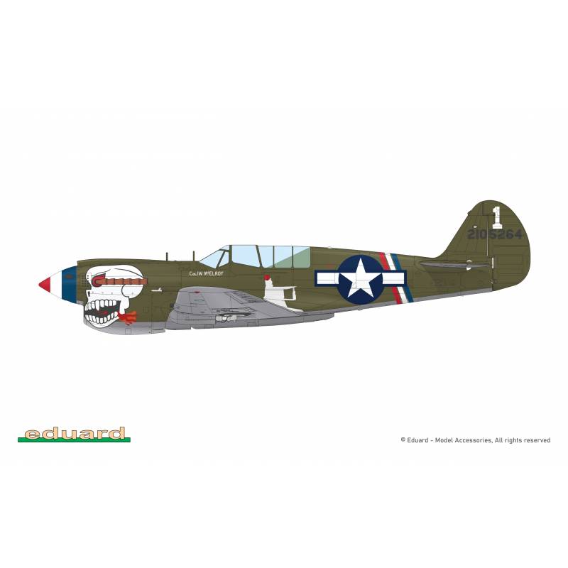 Maquette Avion P-40n Warhawk Royal Class Dual Combo |eduard|r0025| 1:48 Maquette - Imagen 23 de 24