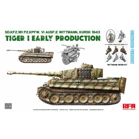 Sd.Kfz.181 Pz.Kpfw. VI Ausf. E WHITTMANN Kursk 1943 Tiger I Early Production Standard Version