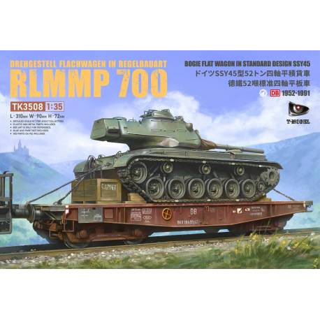 Drehgestell Flachwagen in Regelbauart RLMMP 700