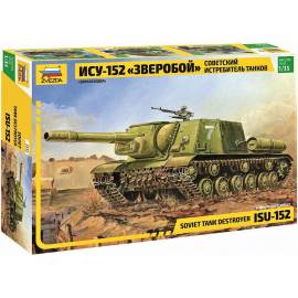Maquette Canon automoteur soviétique ISU-152 Soviet Tank Destroyer|ZVEZDA|3532|1:35