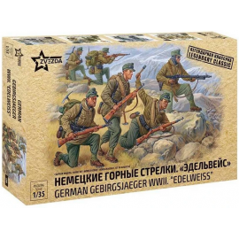 Figurine German Gebirgsjager WWII Edelweiss
