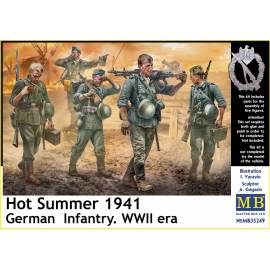 Hot Summer 1941. German Infantry, WWII era