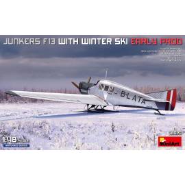 JUNKERS F13 WITH WINTER SKI. EARLY PROD