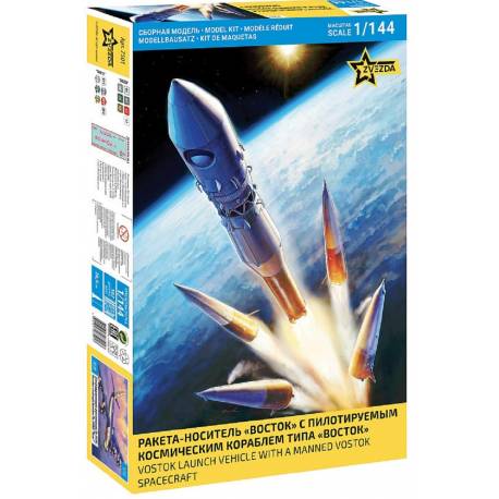 Launch Vehicle Vostok with Manned Spacecraft Vostok-1