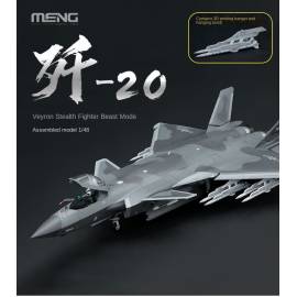 CHINESE J-20 STEALTH FIGHTER BEAST MODE