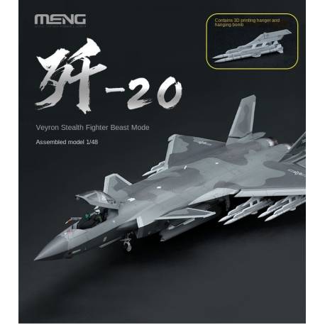 CHINESE J-20 STEALTH FIGHTER BEAST MODE