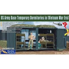 US Army Base Temporary Dormitories In (Vietnam War Era)