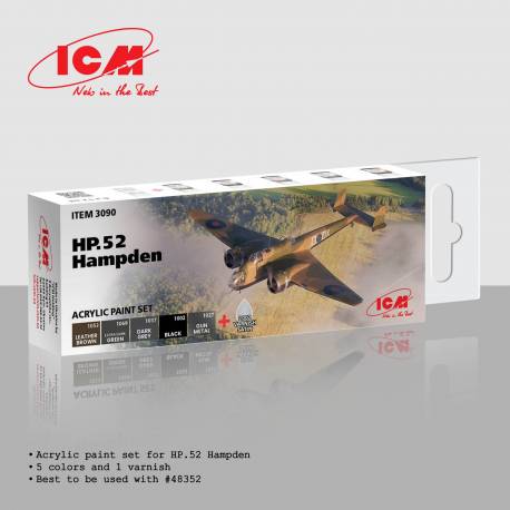 Acrylic paint set for HP.52 Hampden