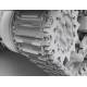 US M4 Sherman T-49 Workable Track Link w/ Duckbill Track Extenders