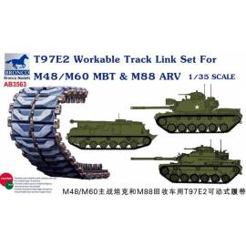 T97E2 Workable Track Link Set for M48/M60 MBT & M88 ARV 