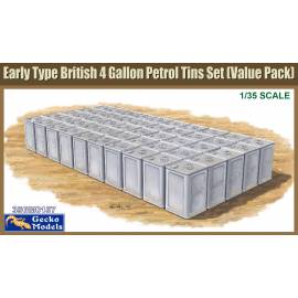 Early type British 4 Gallon Petrol Tins Set (Value Pack)
