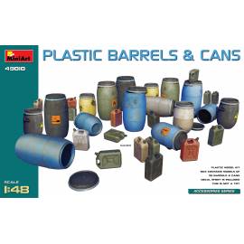 PLASTIC BARRELS & CANS