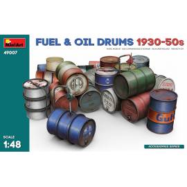 FUEL & OIL DRUMS 1930-50s
