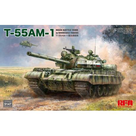 T-55AM-1 Main Battle Tank w/ workable tracks