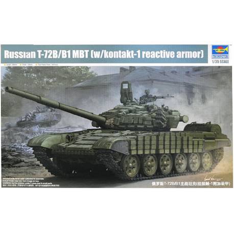 Russian T-72B/B1 MBT w/kontakt-1 reactive armor