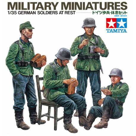 German Soldiers At Rest