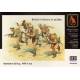 Hand –to-hand fight, British and German Infantry. Battles in north Africa. WWII era. Kit 1 