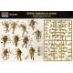 Hand –to-hand fight, British and German Infantry. Battles in north Africa. WWII era. Kit 1 