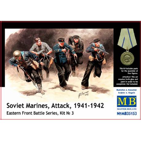 Soviet Marines, Attack, 1941-1942. Eastern Front Battle Series, Kit No. 3