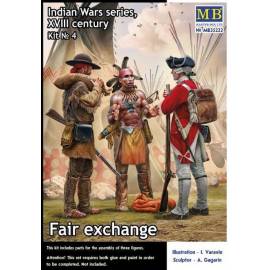 Indian wars series, XVIII century, kit № 4 Fair exchange